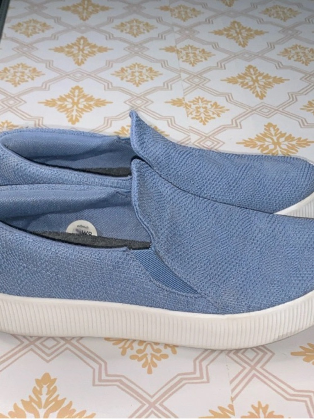 allbirds Light Blue Women's Slip-On Sneakers